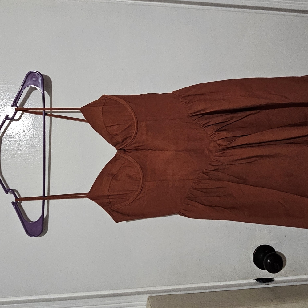 Tilly's Warm Brown Sleeveless Top